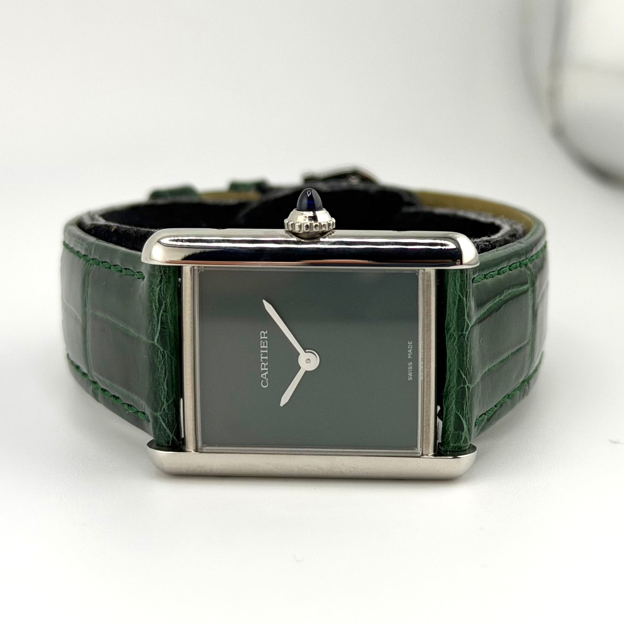Cartier tank verde