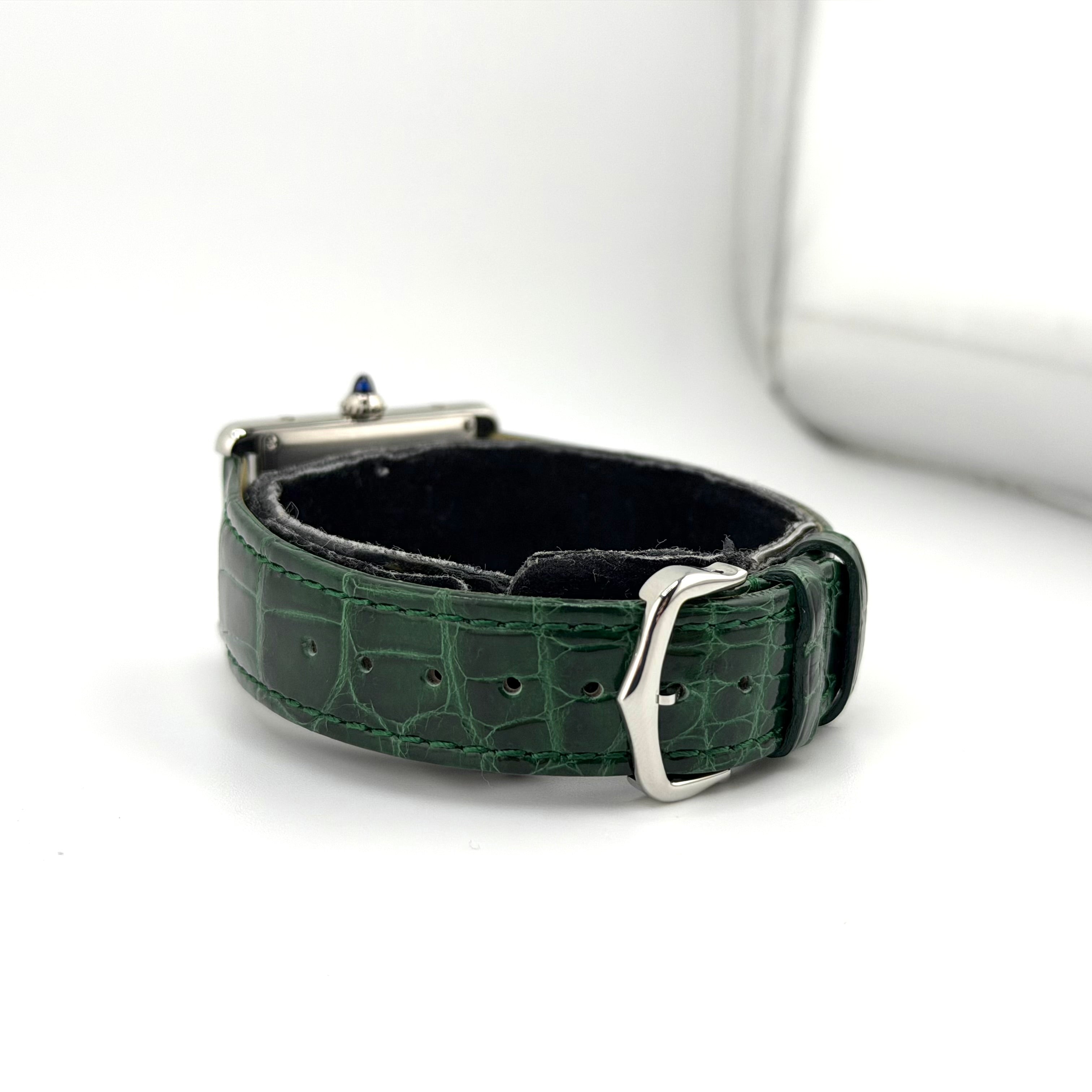 Cartier tank verde