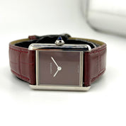 Cartier tank bordeaux