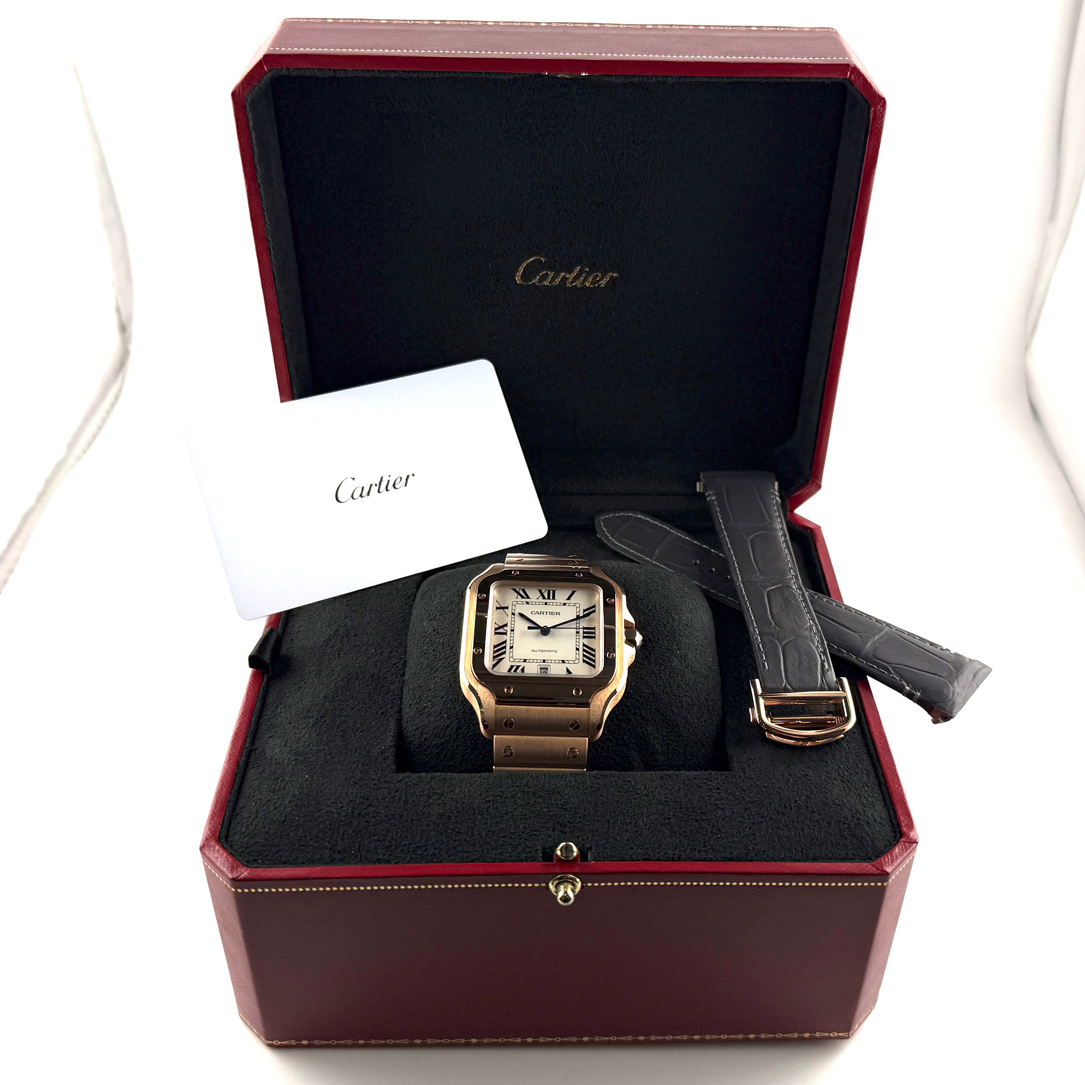 Cartier Santos Oro Rosa