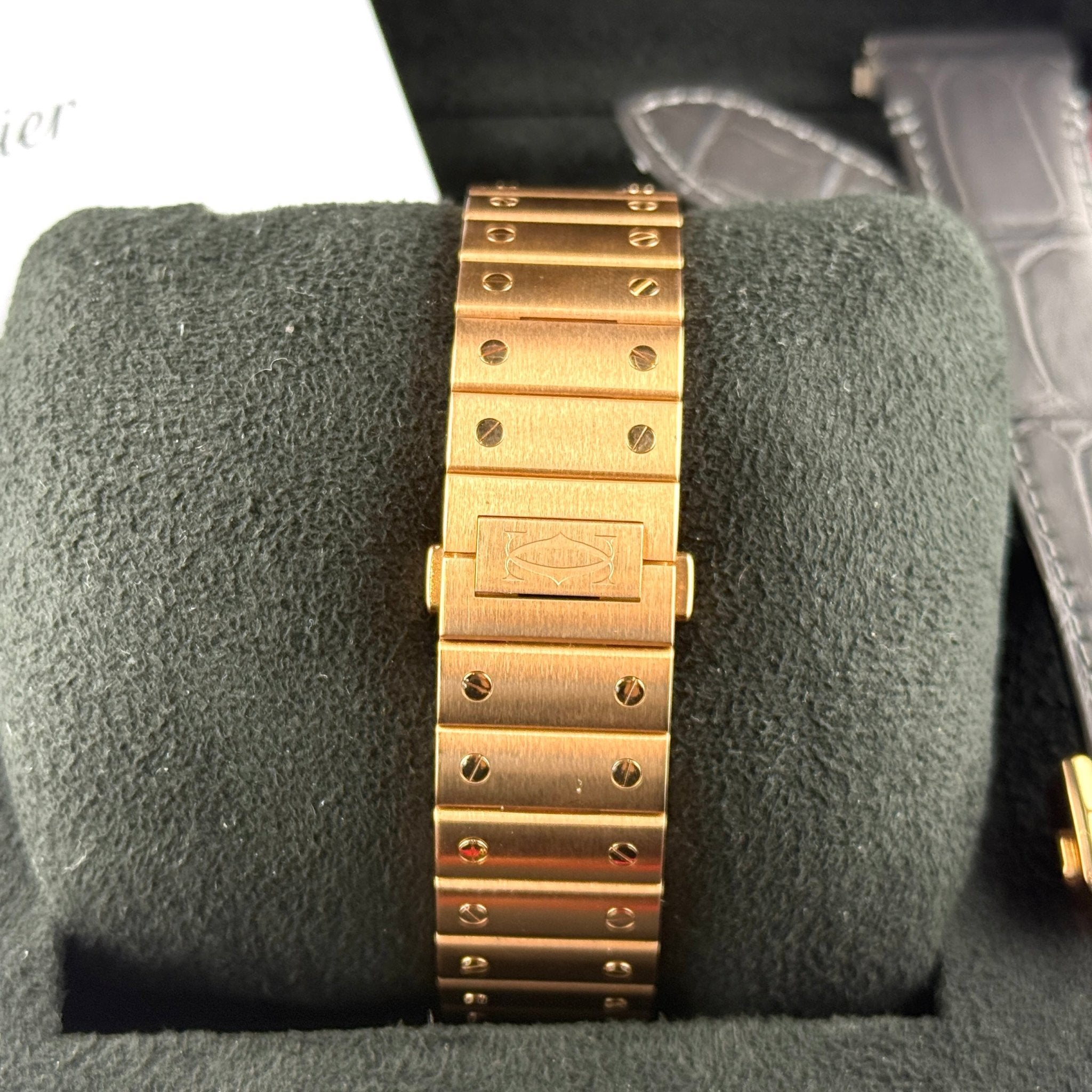 Cartier Santos Oro Rosa - Zorzoli Orologi