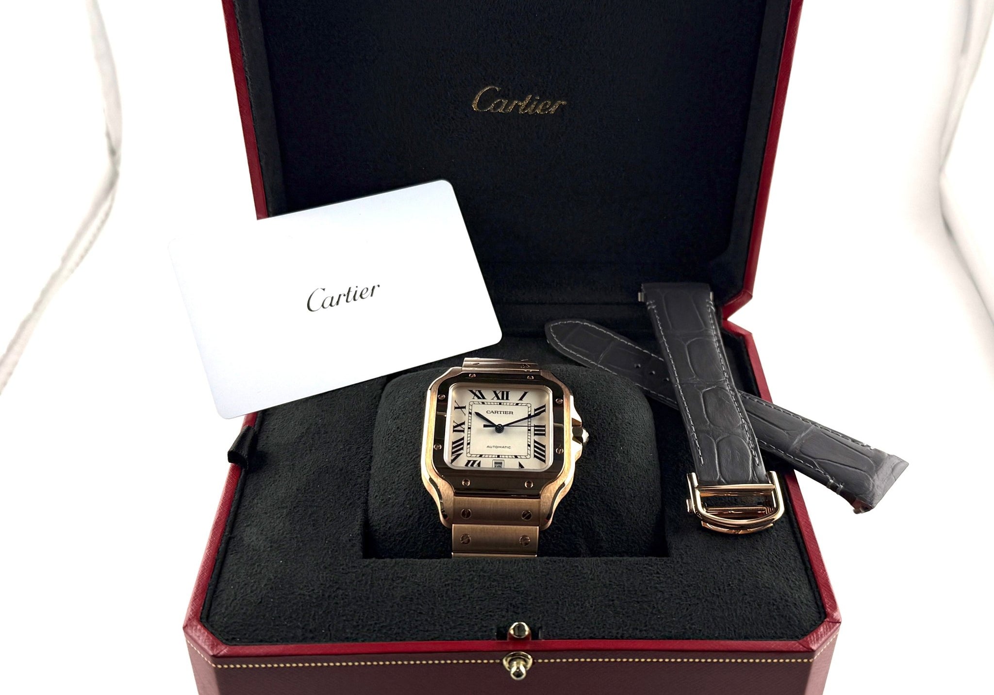 Cartier Santos Oro Rosa - Zorzoli Orologi