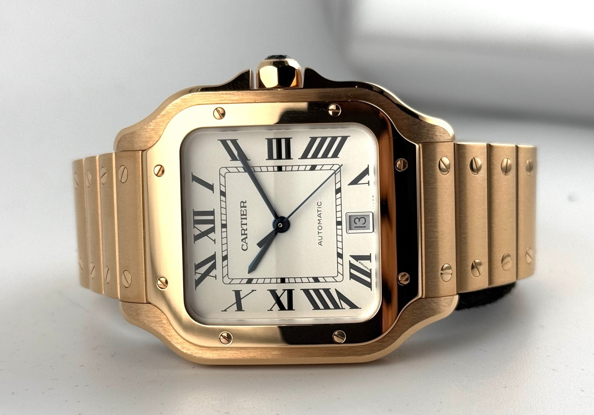 Cartier Santos Oro Rosa - Zorzoli Orologi