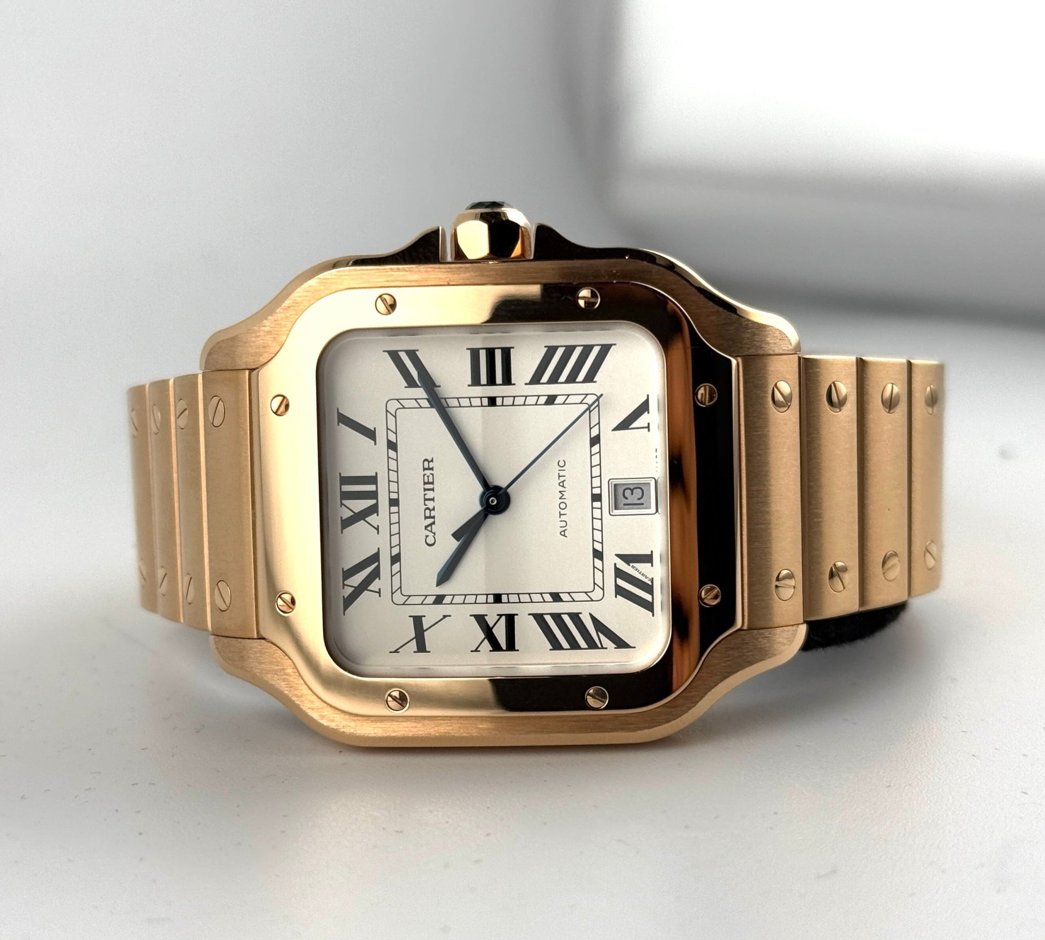 Cartier Santos Oro Rosa - Zorzoli Orologi