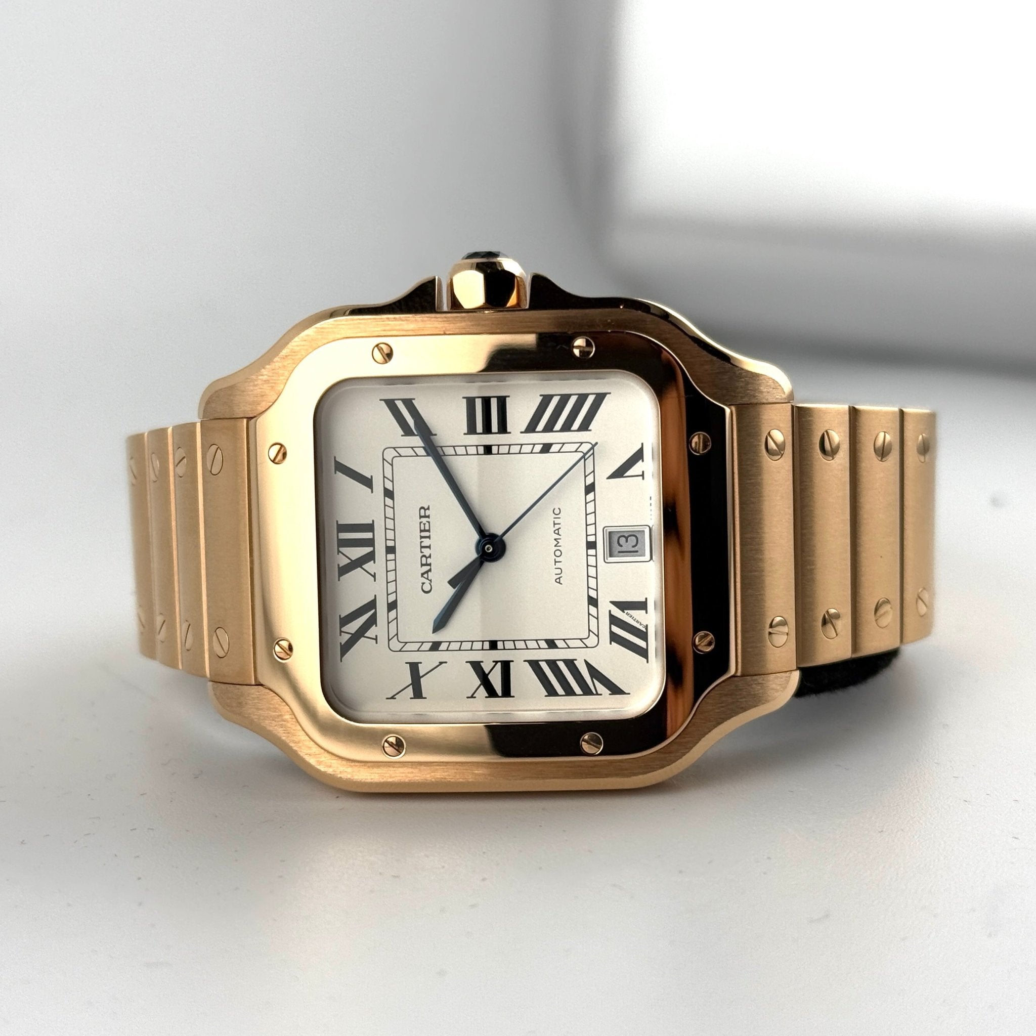 Cartier Santos Oro Rosa - Zorzoli Orologi