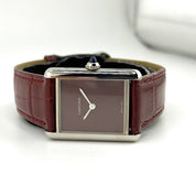 Cartier tank bordeaux - Zorzoli Orologi
