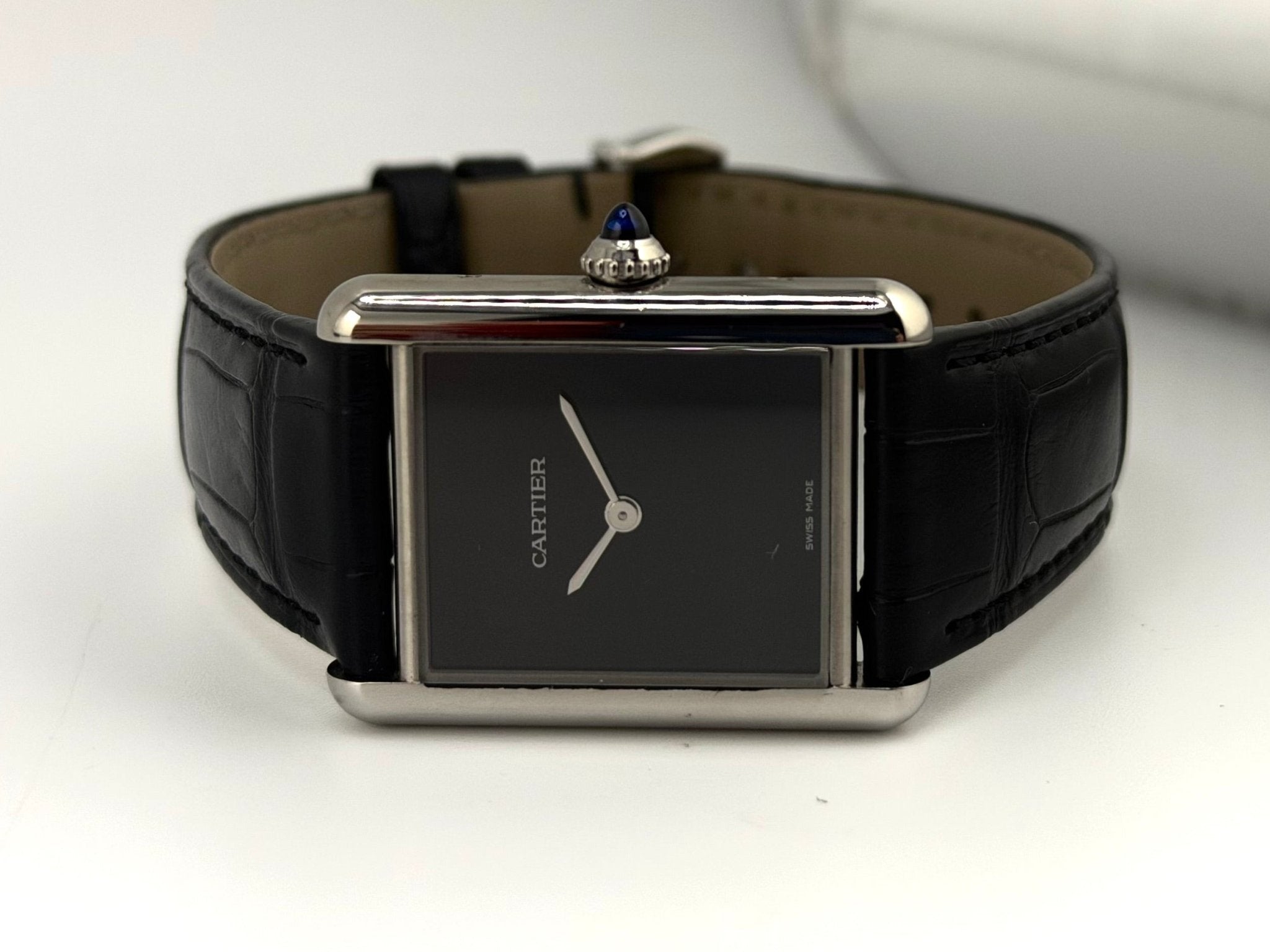 Cartier Tank nero - Zorzoli Orologi